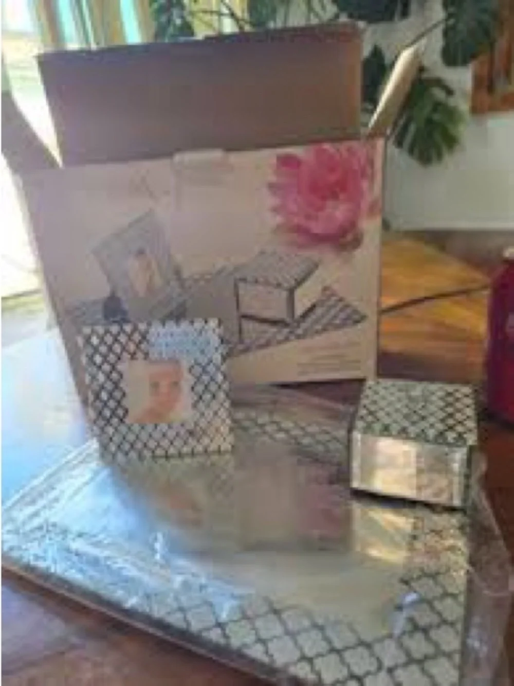 Victoria K mirrored tray